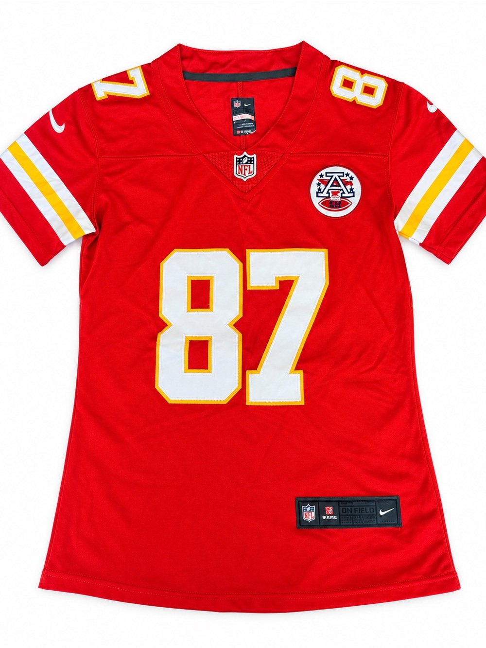 Nike Travis Kelce #87 Chiefs NFL On Field Jersey Youth M Red AFC Kansas City